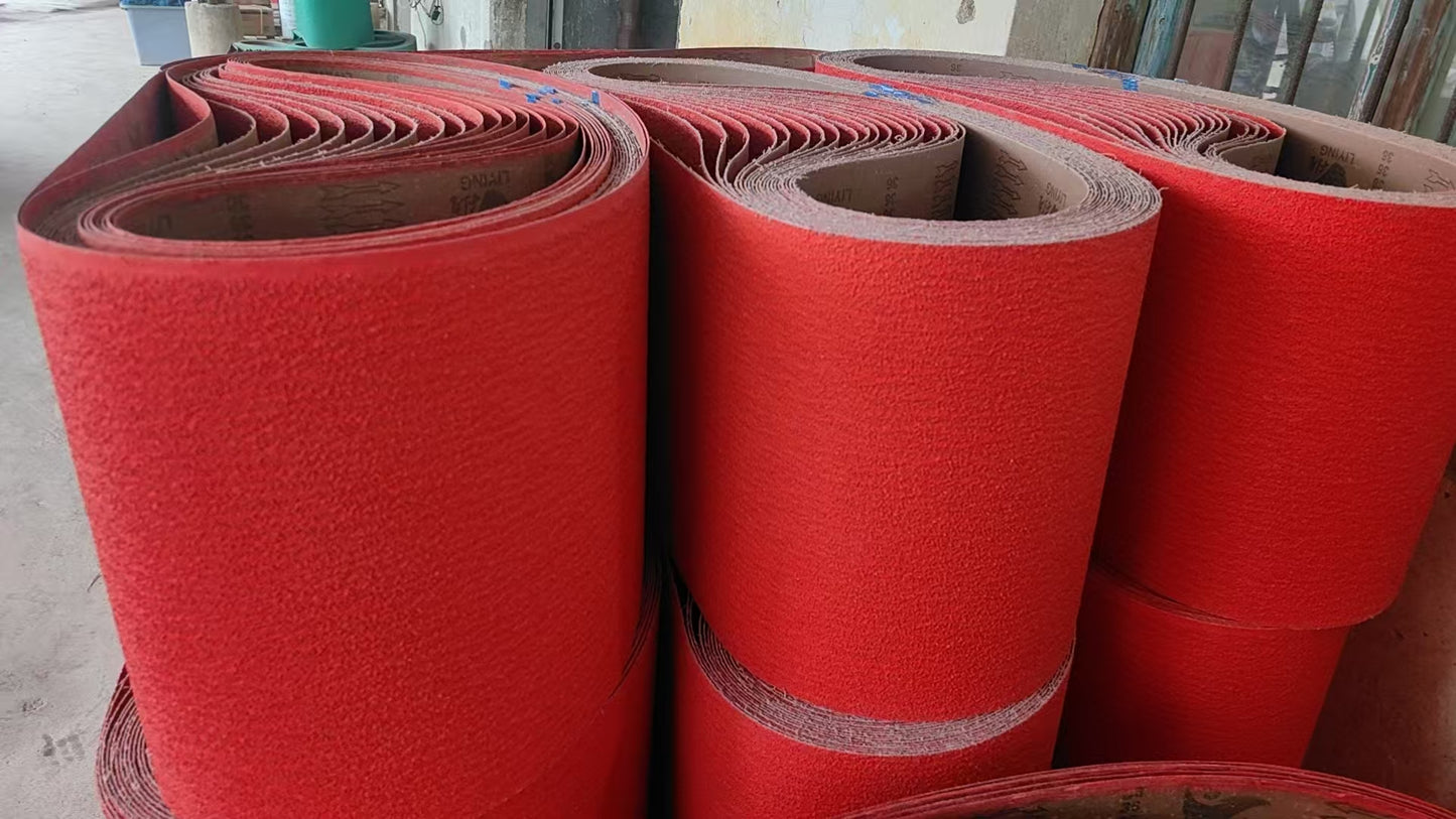 43 X 75 Inch Ceramic Wide Cloth Sanding Belt