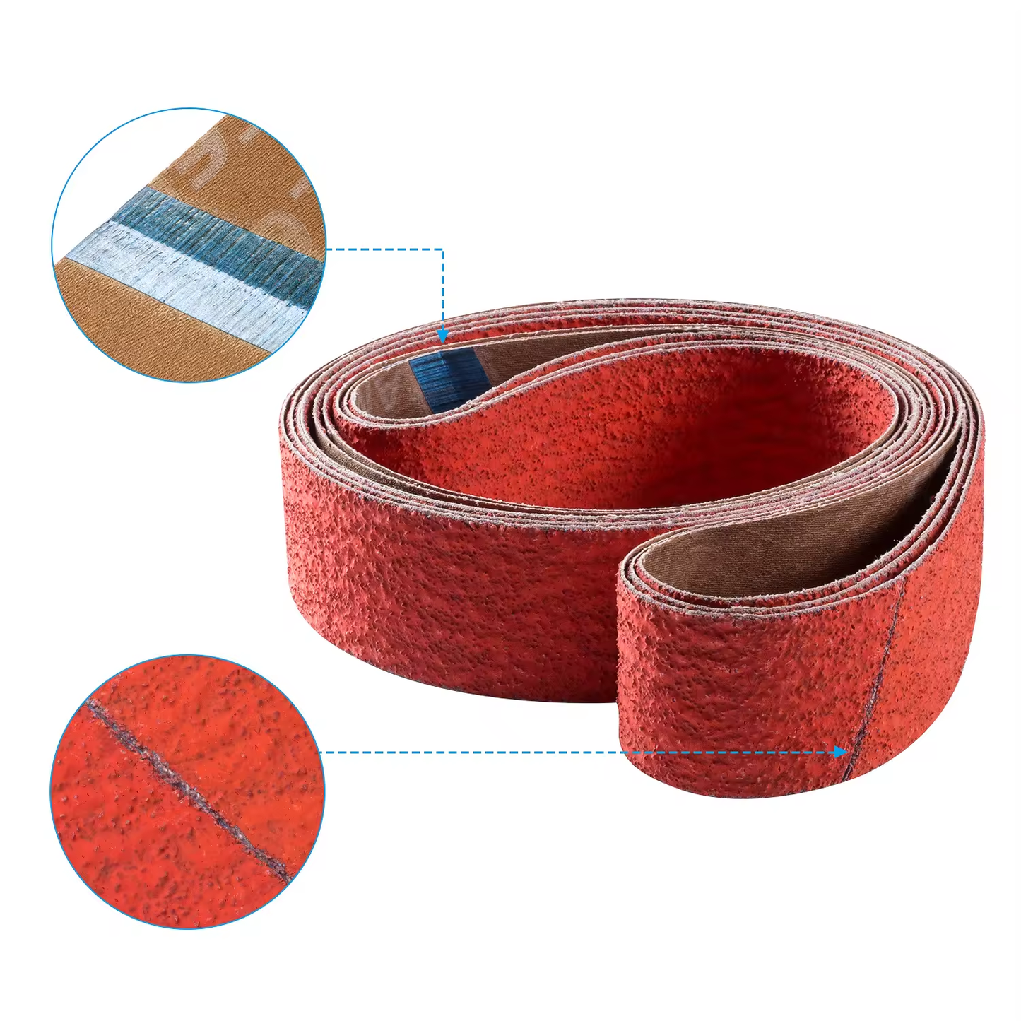 Manufacturer Ceramic abrasive Sand belt for Stainless steel sheets plates