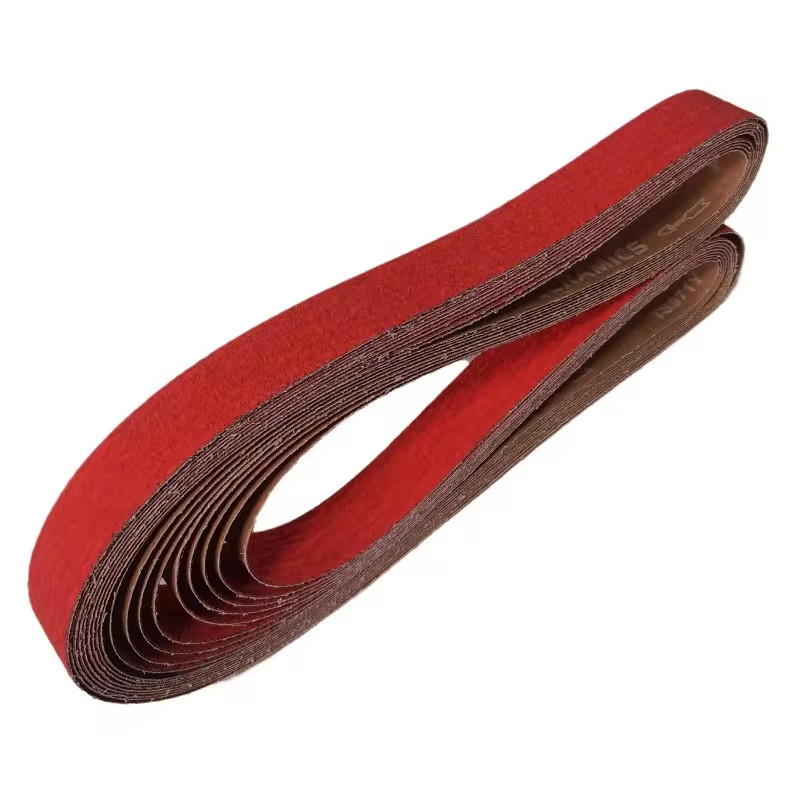 1/4 X 18 Inch Industrial-Grade Ceramic Sanding Belts