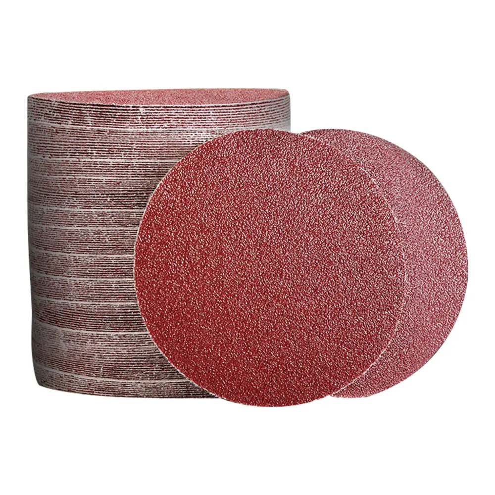 7 Inch Red Hook and Loop Aluminium Sanding Discs