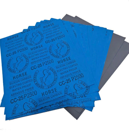 fine 1500 grit wet sandpaper for smoothing glass