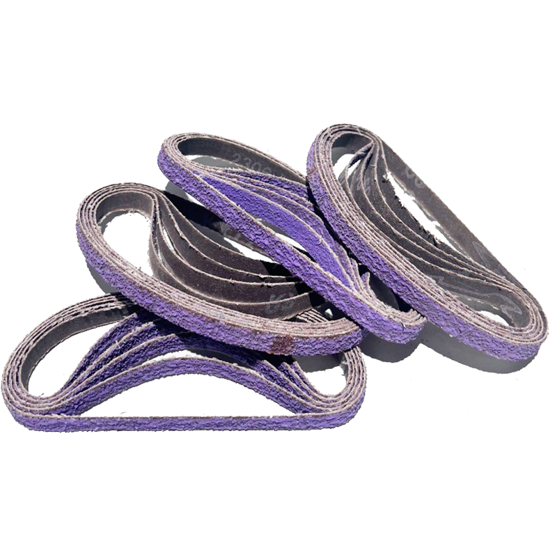 2 X 72 Inch Purple Flexible Ceramic Sanding Belts