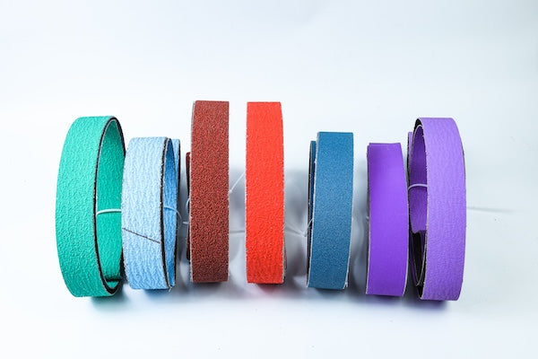 2 X 72 Inch Purple Flexible Ceramic Sanding Belts